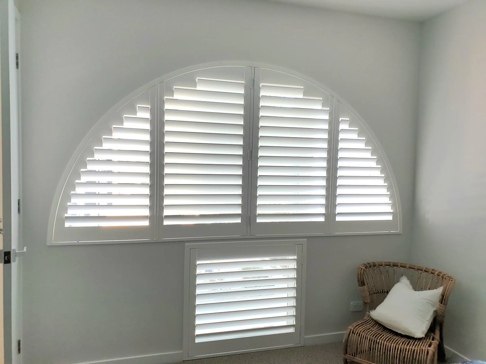 Custom Shaped Shutters In Coomera