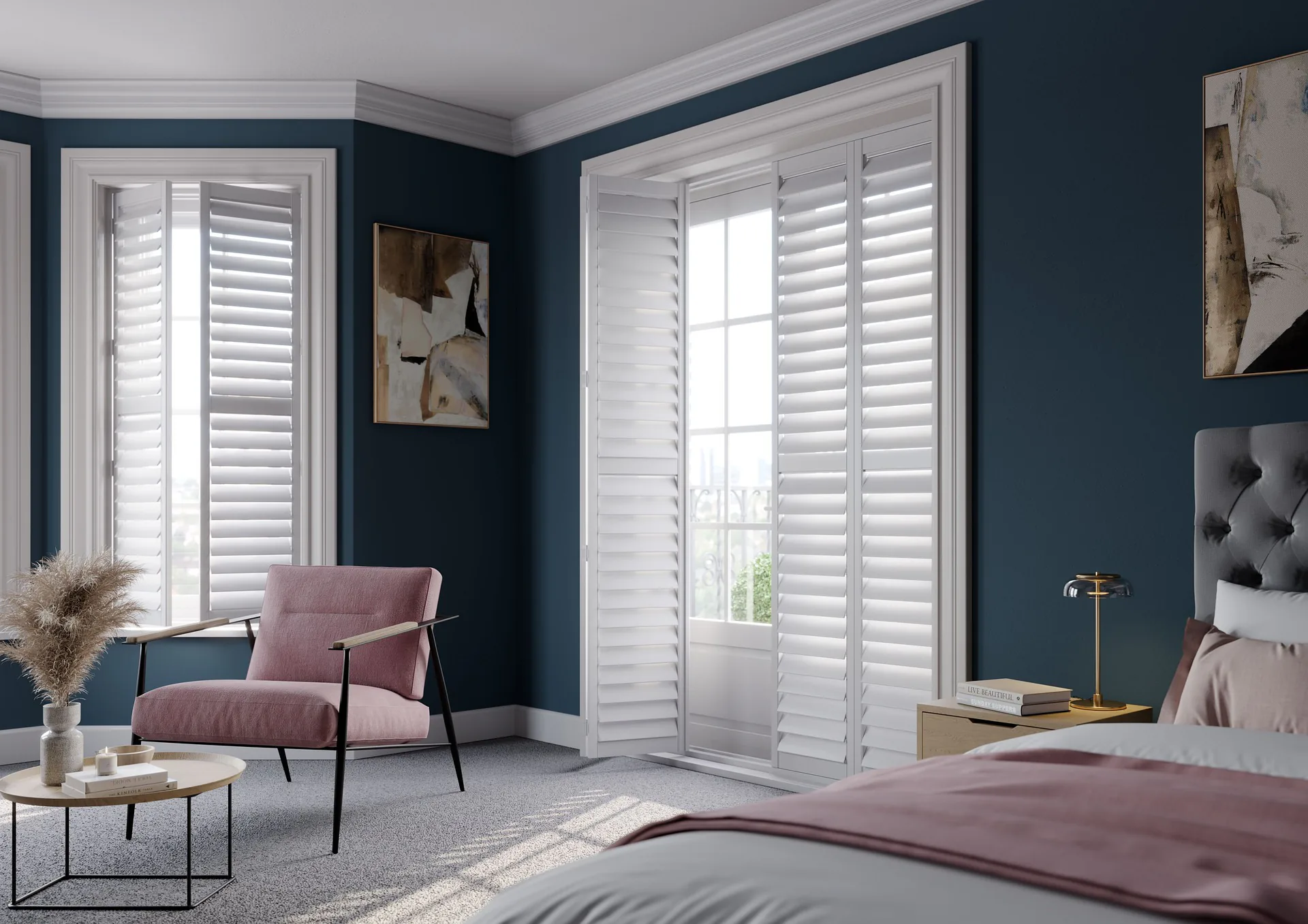 Shutters for bathrooms and wet areas