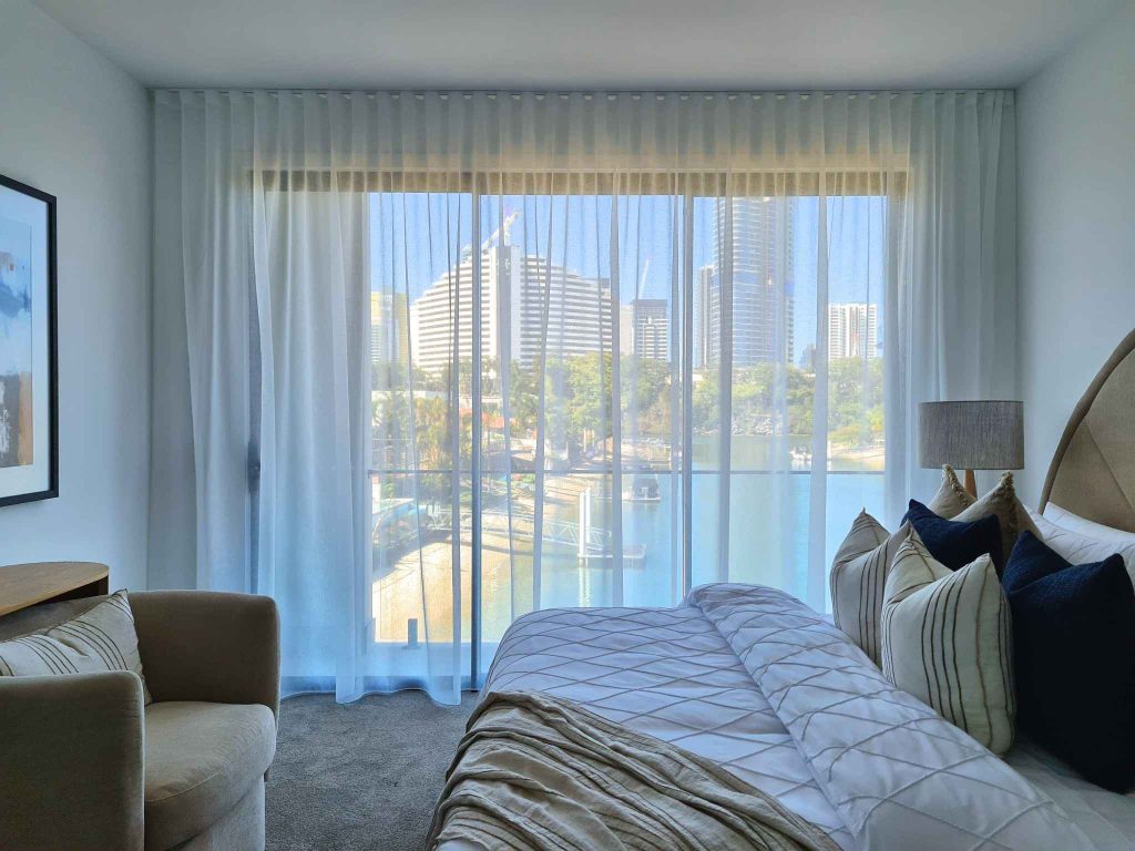 bedroom curtain sheers gold coast