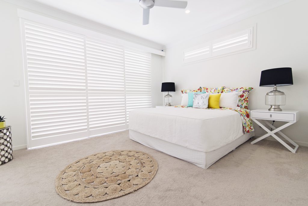 white highprofile avenir aluminium shutters gold coast