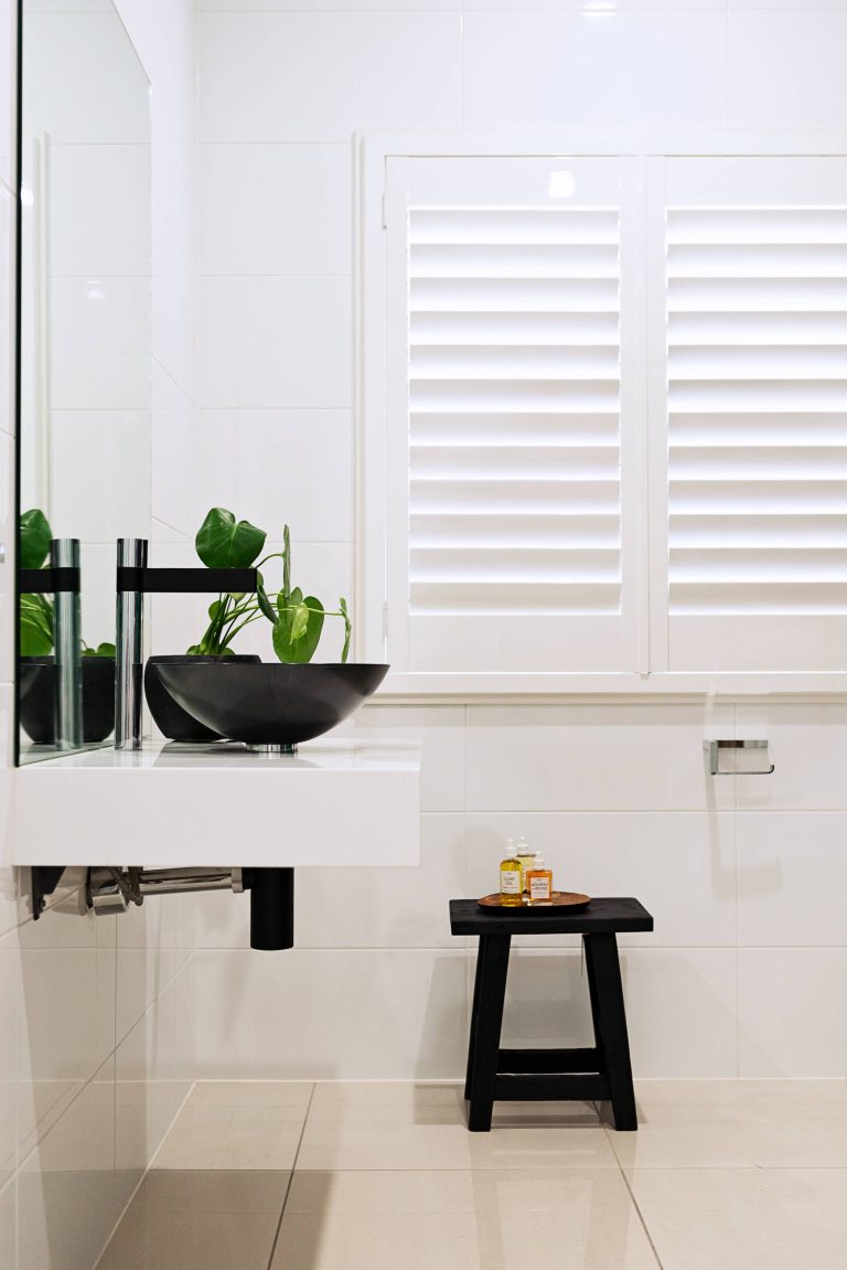 bathroom shutters in PVC material